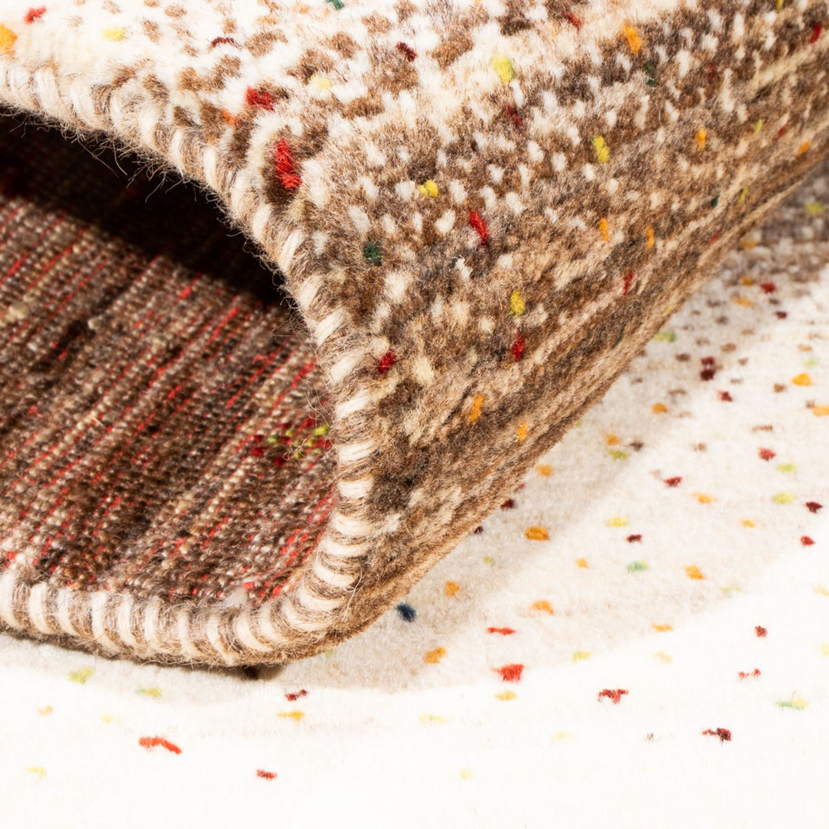 Dywan Gabbeh - Loribaft Perski - Royal - 121 x 82 cm - szary