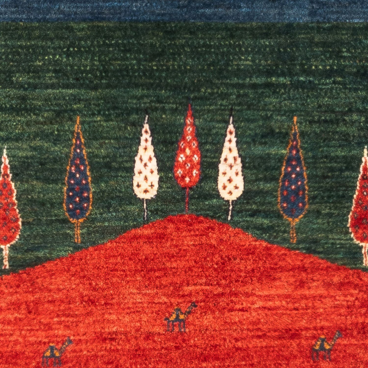 Dywan Gabbeh - Loribaft Perski - Royal - 126 x 82 cm - wielokolorowy