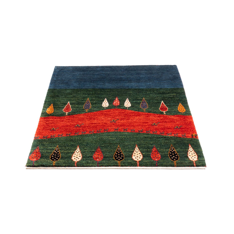 Dywan Gabbeh - Loribaft Perski - Royal - 126 x 82 cm - wielokolorowy