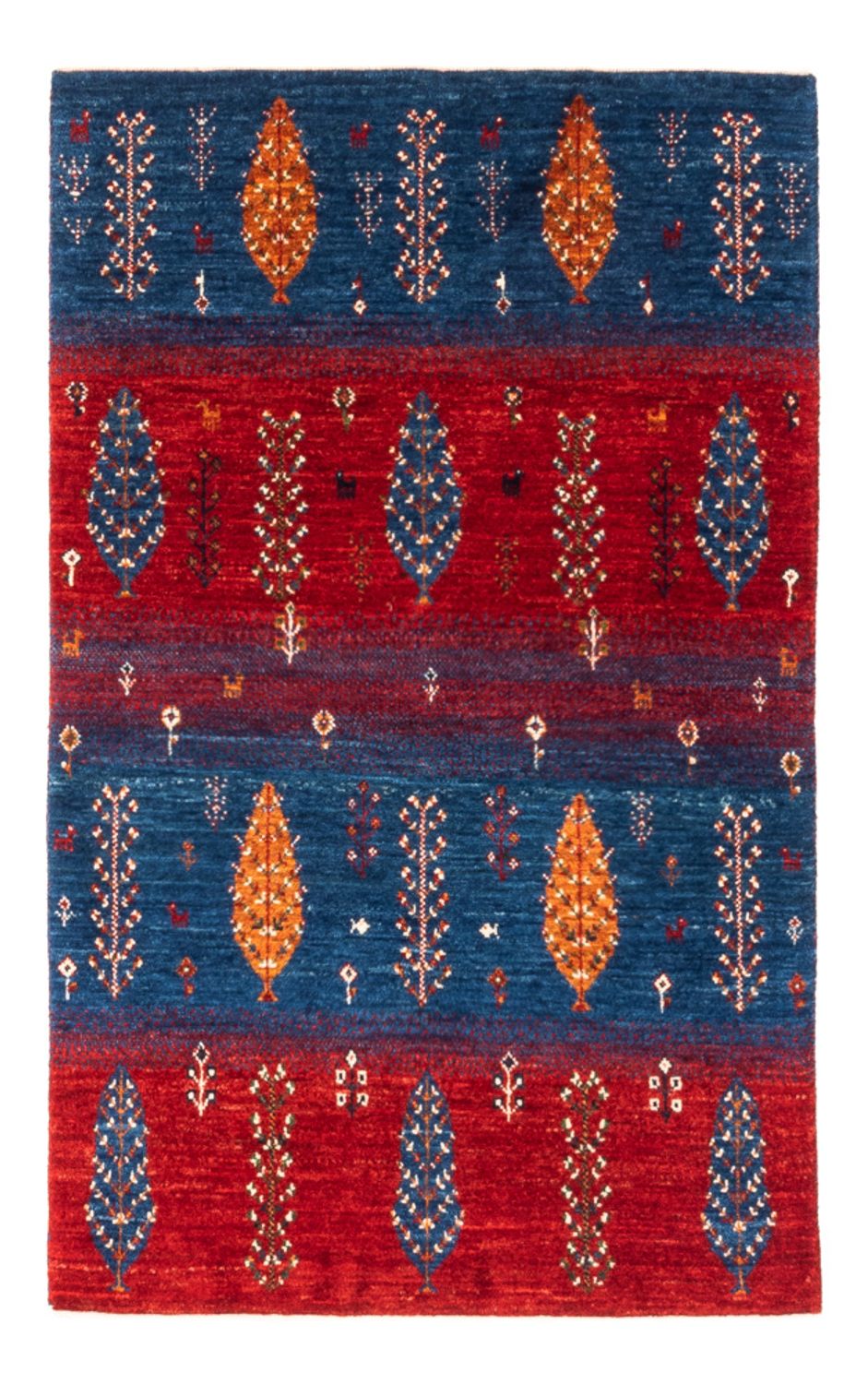 Dywan Gabbeh - Loribaft Perski - Royal - 130 x 82 cm - wielokolorowy