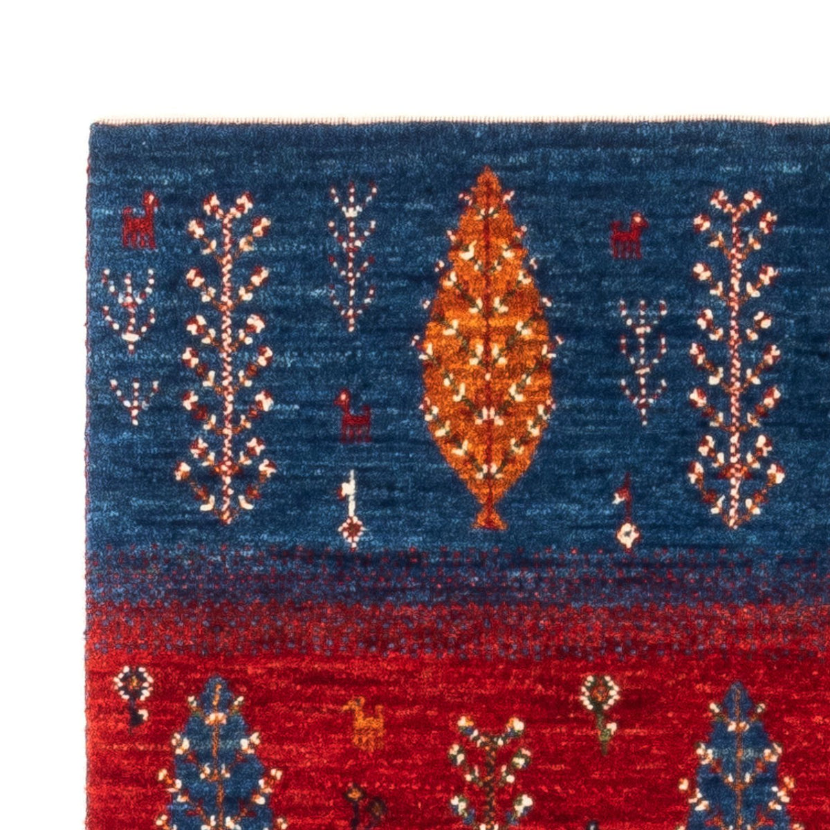 Dywan Gabbeh - Loribaft Perski - Royal - 130 x 82 cm - wielokolorowy