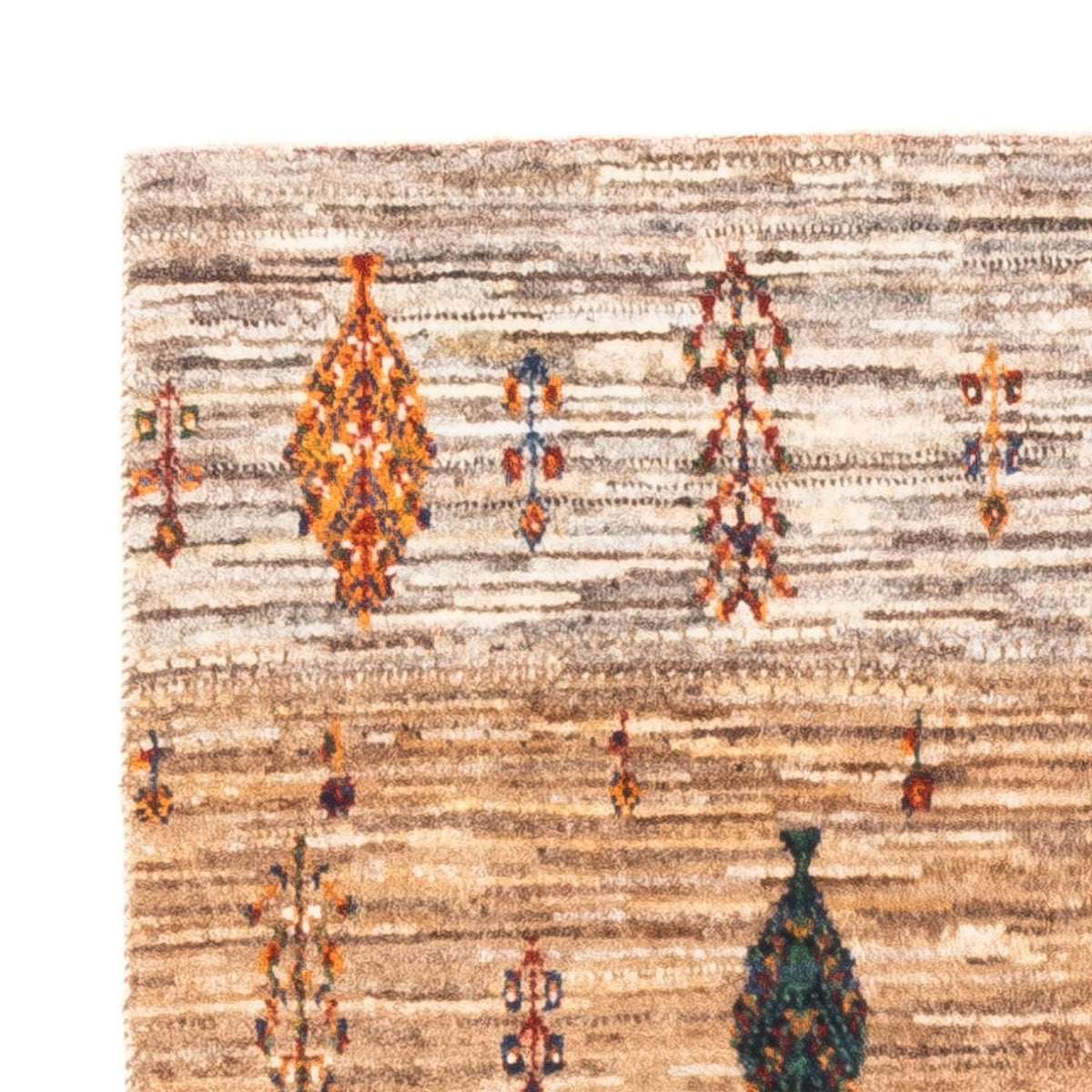 Dywan Gabbeh - Loribaft Perski - Royal - 125 x 85 cm - szary