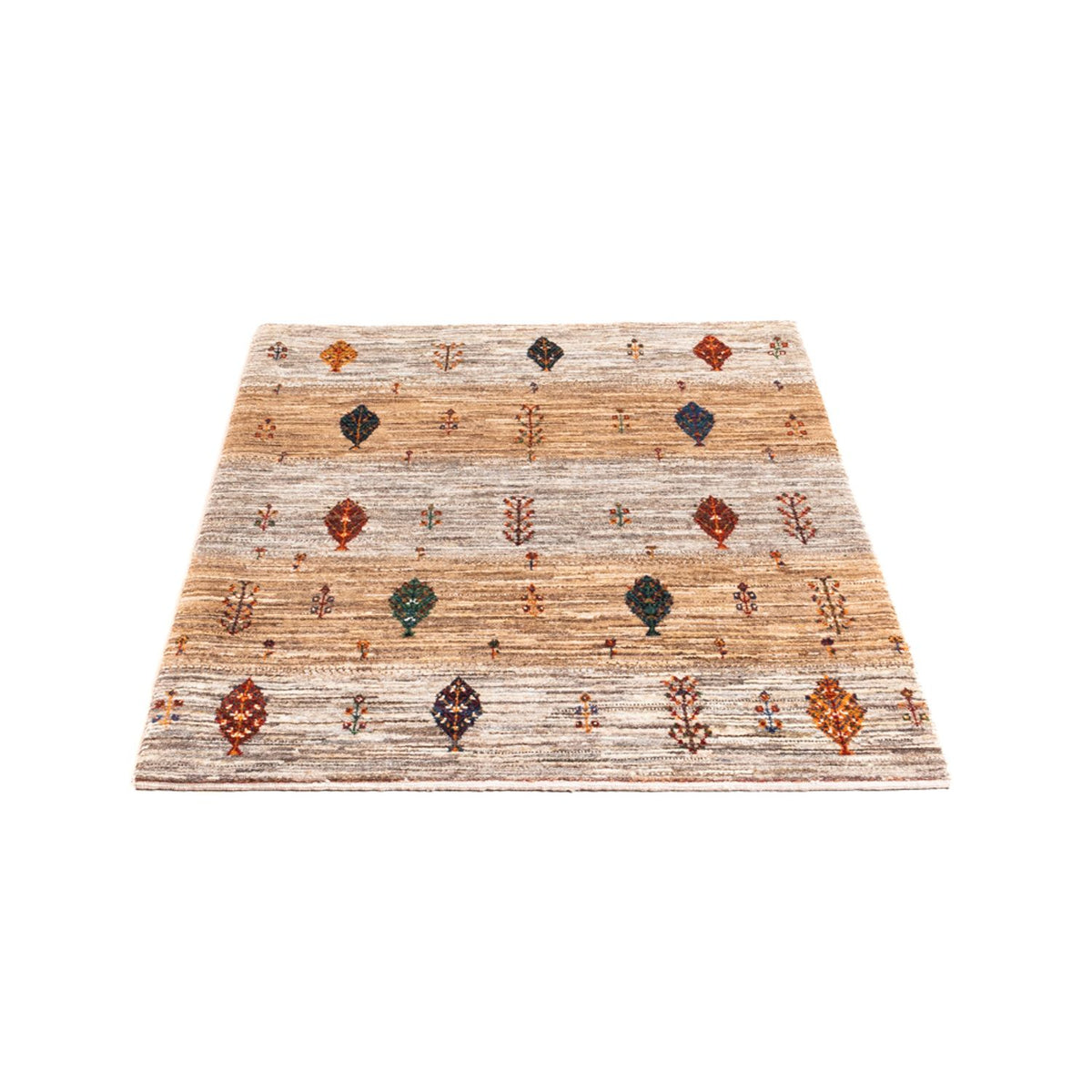 Dywan Gabbeh - Loribaft Perski - Royal - 125 x 85 cm - szary