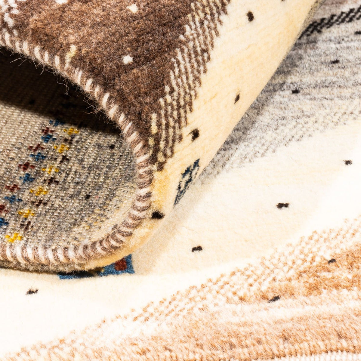 Dywan Gabbeh - Loribaft Perski - Royal - 120 x 80 cm - wielokolorowy