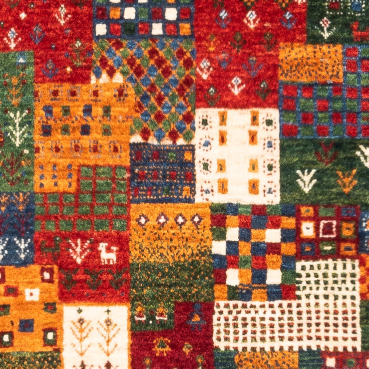 Dywan Gabbeh - Loribaft Perski - Royal - 134 x 85 cm - wielokolorowy