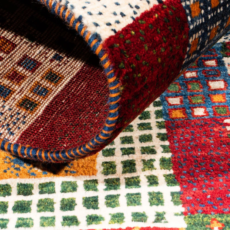 Dywan Gabbeh - Loribaft Perski - Royal - 134 x 85 cm - wielokolorowy