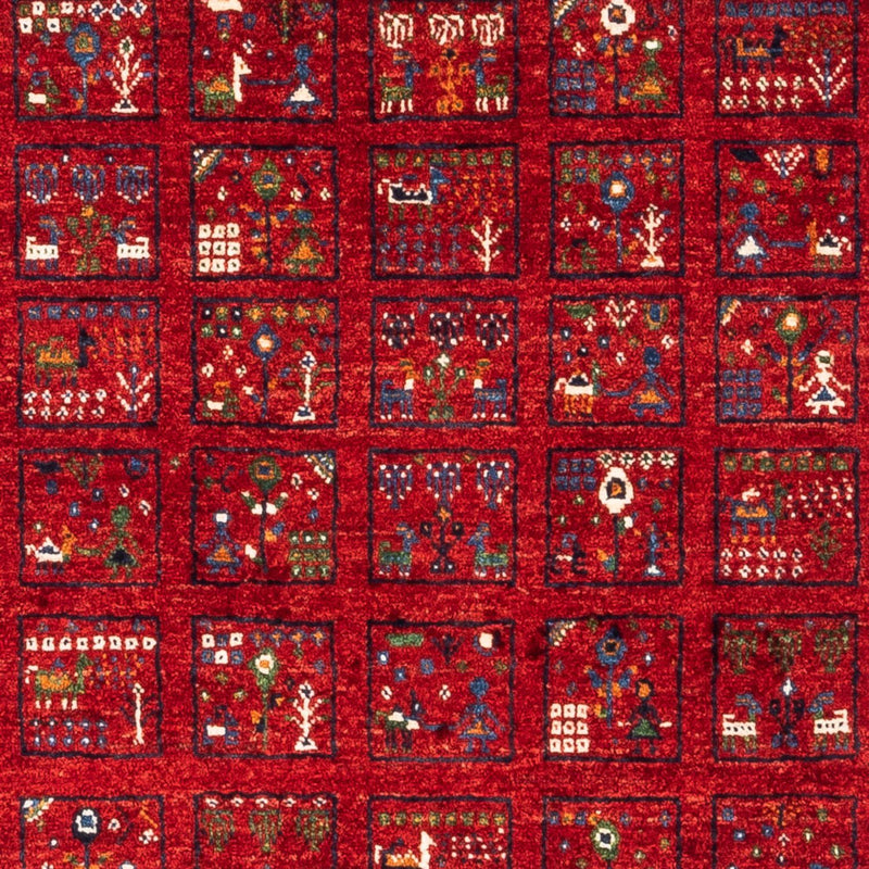 Dywan Gabbeh - Loribaft Perski - Royal - 124 x 82 cm - wielokolorowy