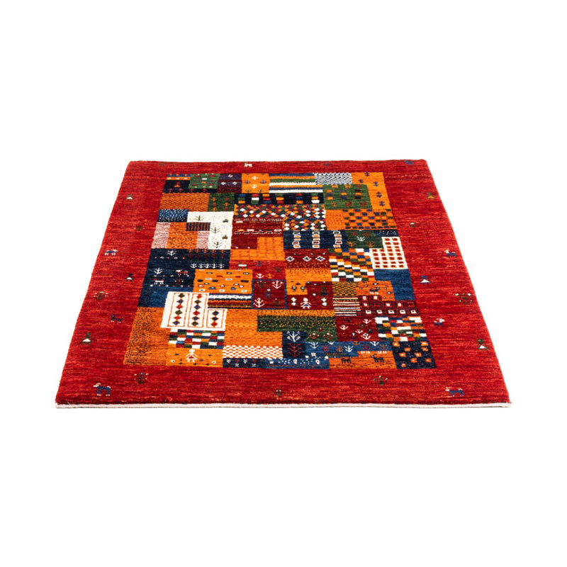 Dywan Gabbeh - Loribaft Perski - Royal - 125 x 93 cm - wielokolorowy