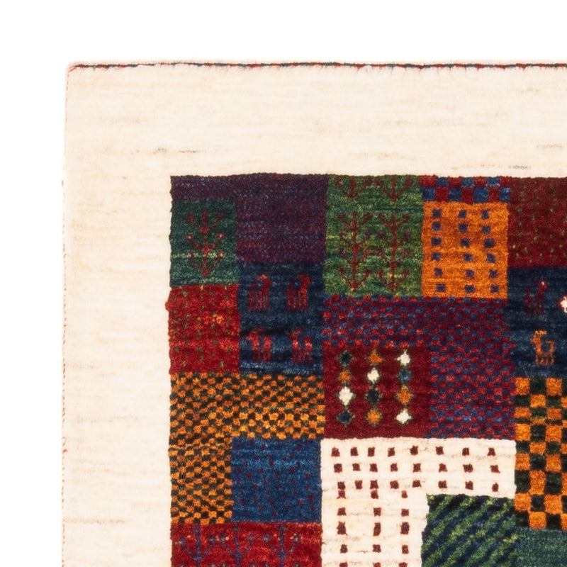 Dywan Gabbeh - Loribaft Perski - Royal - 124 x 85 cm - wielokolorowy