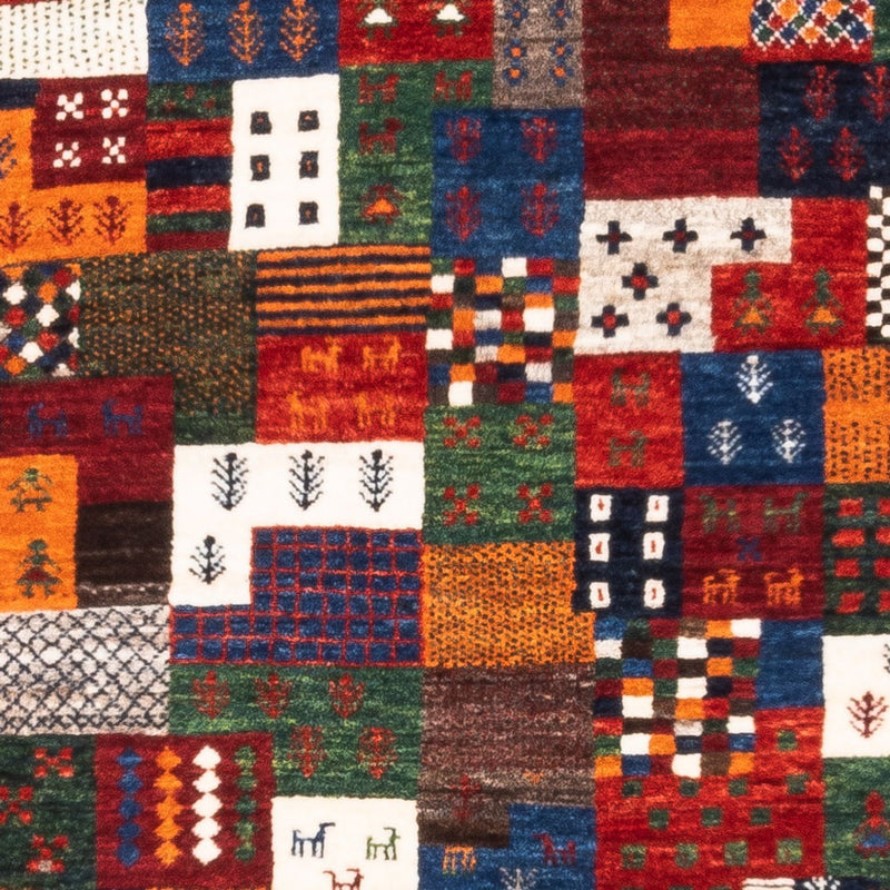 Dywan Gabbeh - Loribaft Perski - Royal - 128 x 85 cm - wielokolorowy