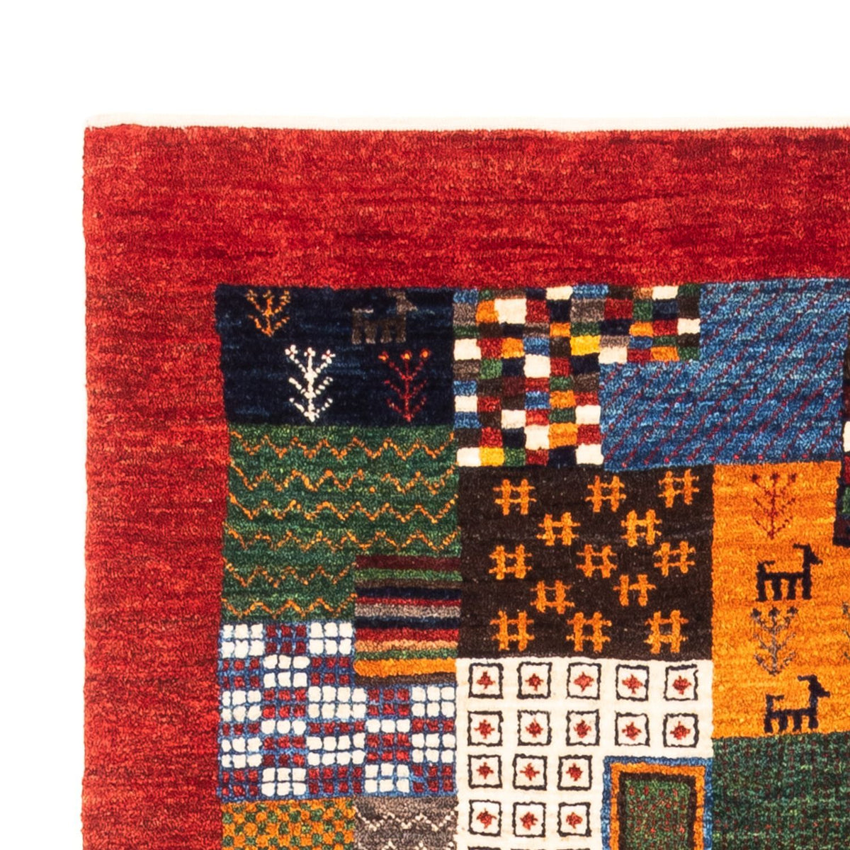 Gabbeh Teppich - Loribaft Perser - Royal - 146 x 97 cm - mehrfarbig