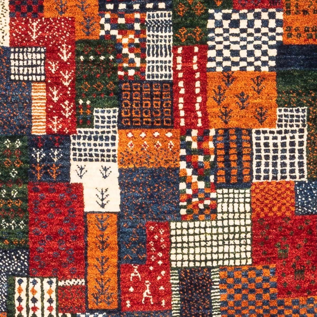 Dywan Gabbeh - Loribaft Perski - Royal - 120 x 80 cm - wielokolorowy