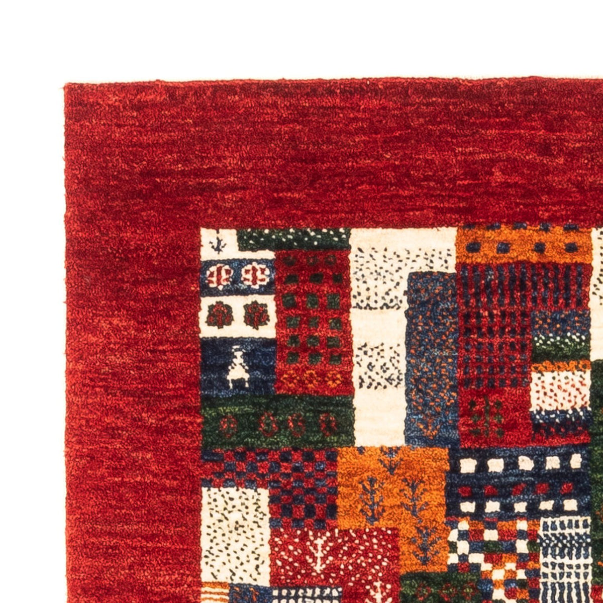 Dywan Gabbeh - Loribaft Perski - Royal - 120 x 80 cm - wielokolorowy