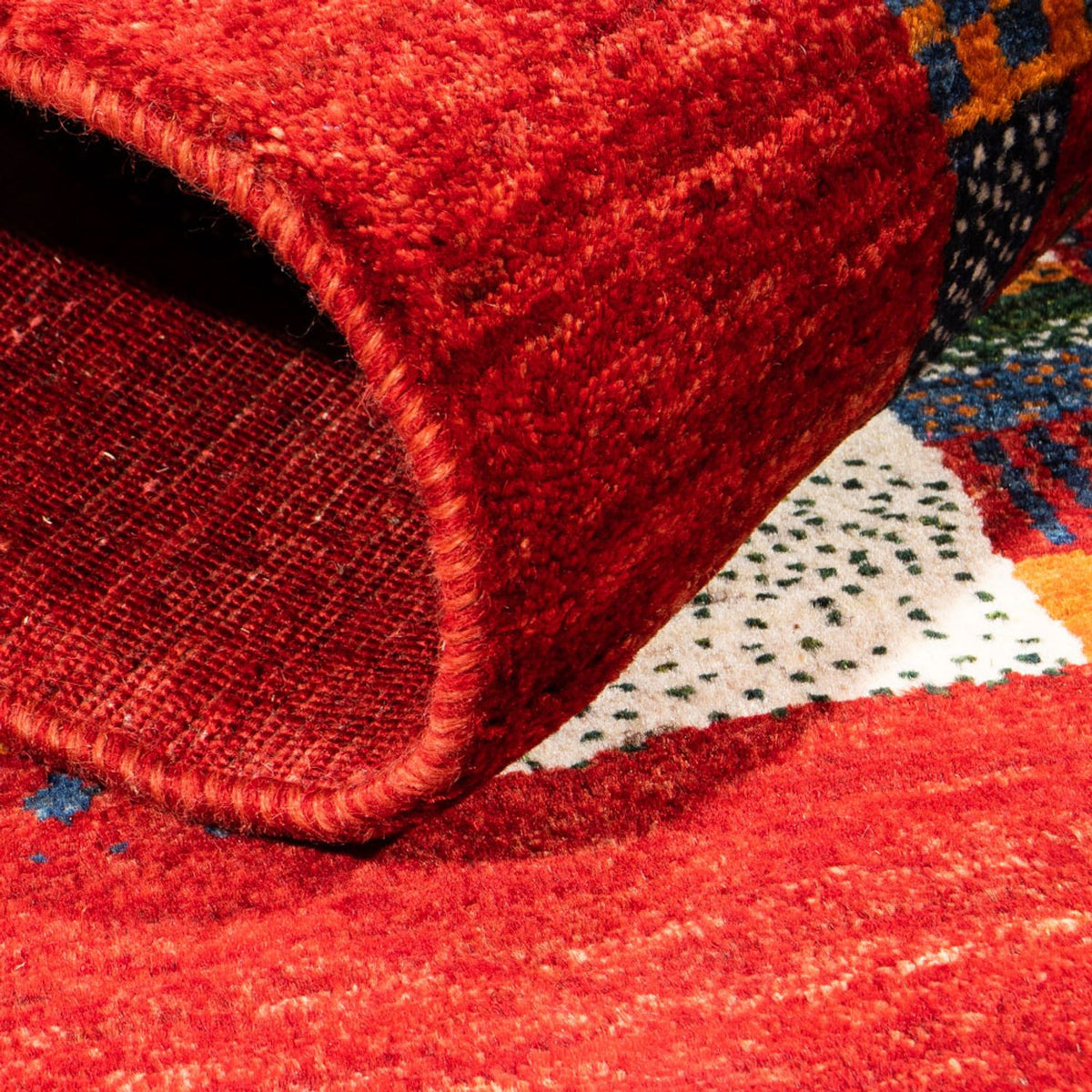 Dywan Gabbeh - Loribaft Perski - Royal - 120 x 80 cm - wielokolorowy