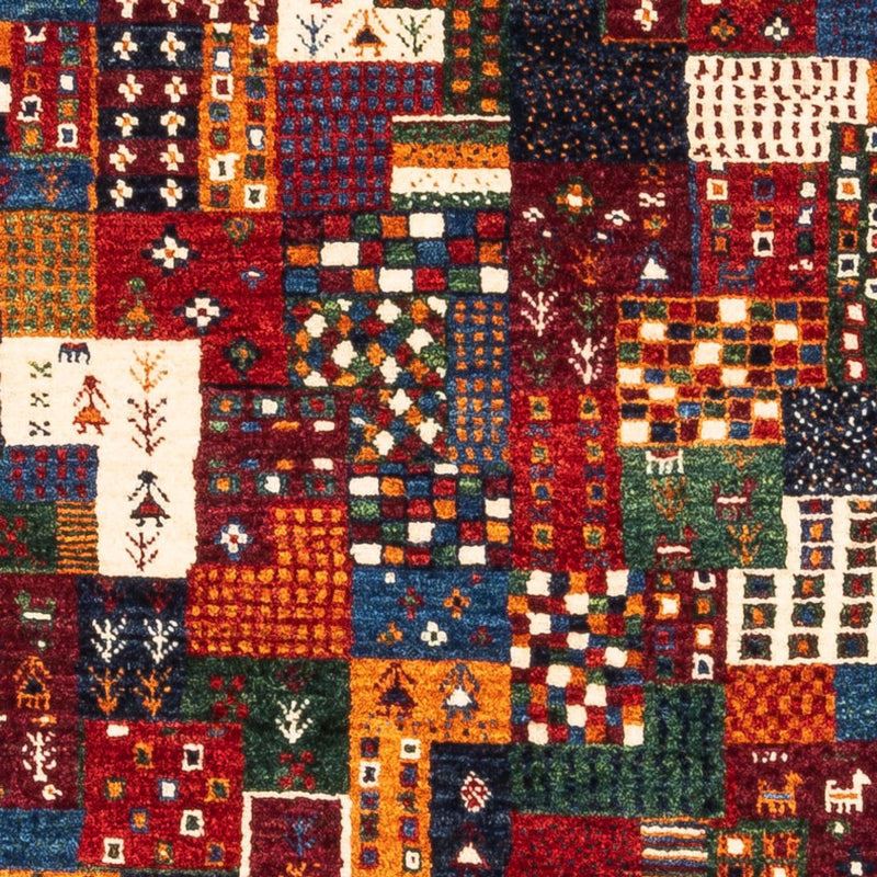 Dywan Gabbeh - Loribaft Perski - Royal - 122 x 84 cm - wielokolorowy