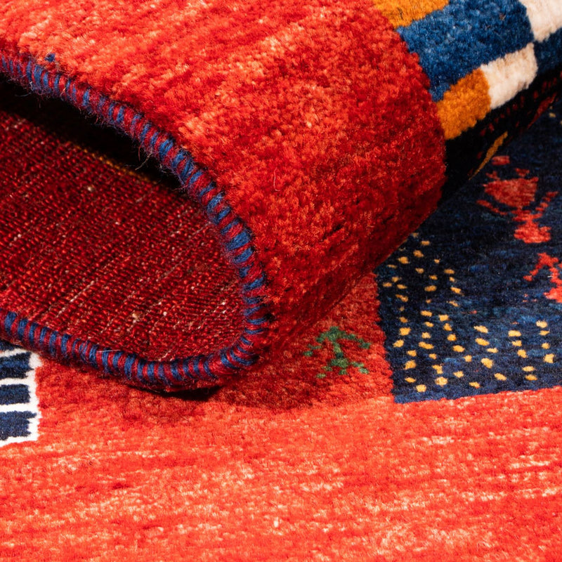 Dywan Gabbeh - Loribaft Perski - Royal - 118 x 84 cm - wielokolorowy