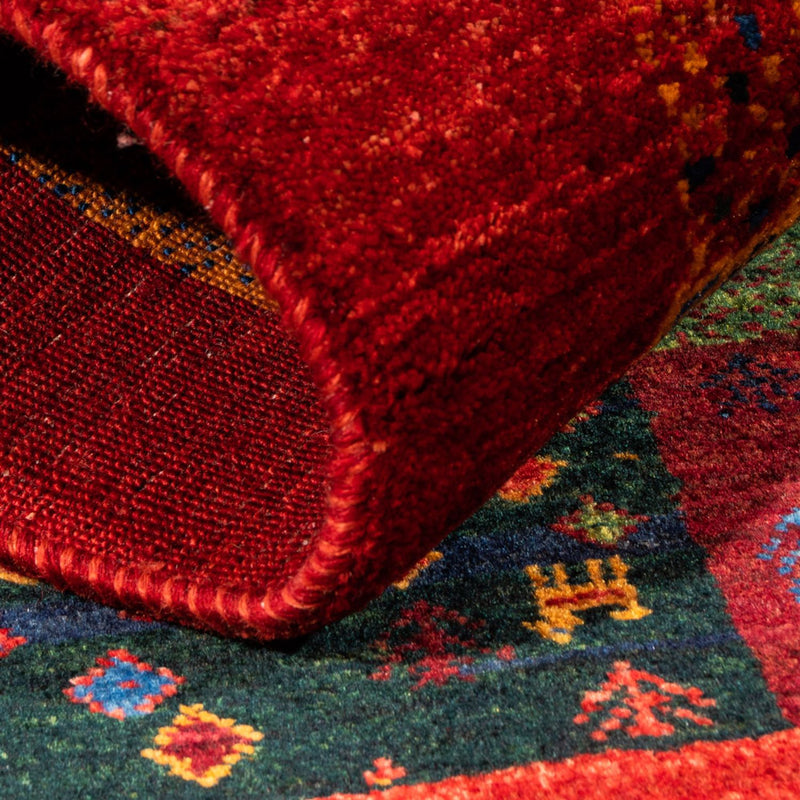 Dywan Gabbeh - Loribaft Perski - Royal - 132 x 82 cm - wielokolorowy