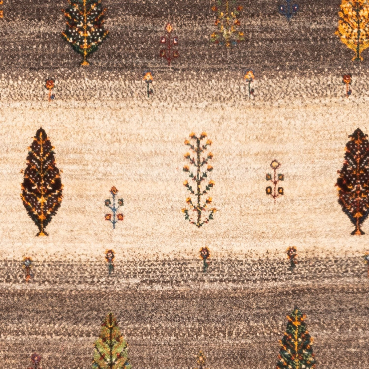 Dywan Gabbeh - Loribaft Perski - Royal - 125 x 88 cm - szary