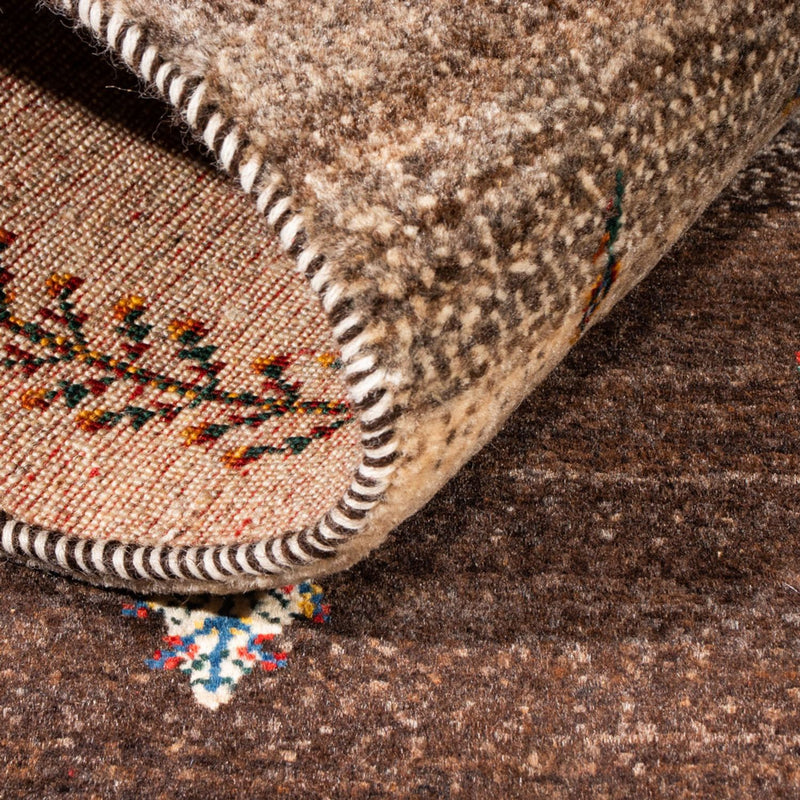 Dywan Gabbeh - Loribaft Perski - Royal - 125 x 88 cm - szary