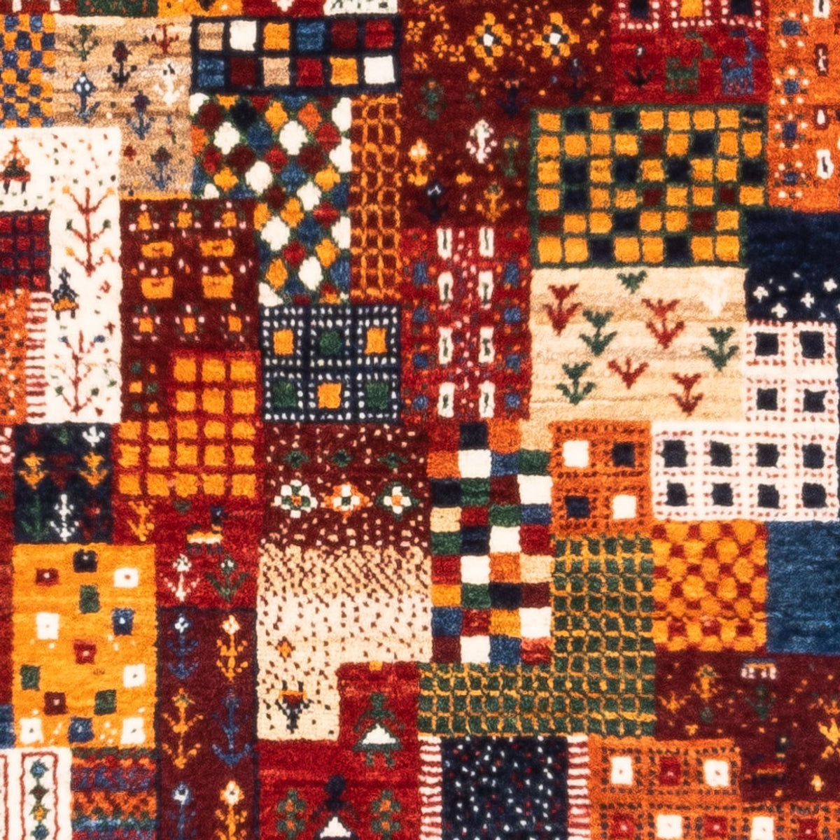 Dywan Gabbeh - Loribaft Perski - Royal - 128 x 85 cm - wielokolorowy