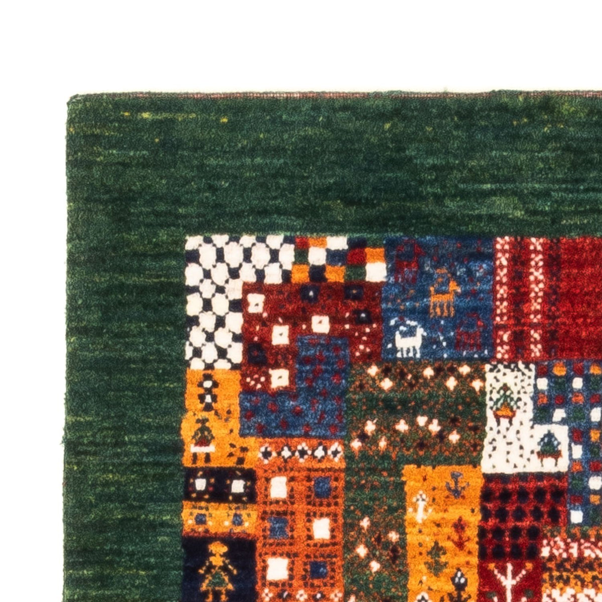 Dywan Gabbeh - Loribaft Perski - Royal - 128 x 85 cm - wielokolorowy