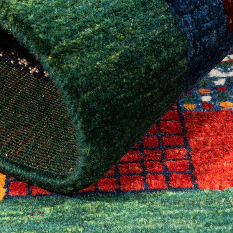 Dywan Gabbeh - Loribaft Perski - Royal - 128 x 85 cm - wielokolorowy