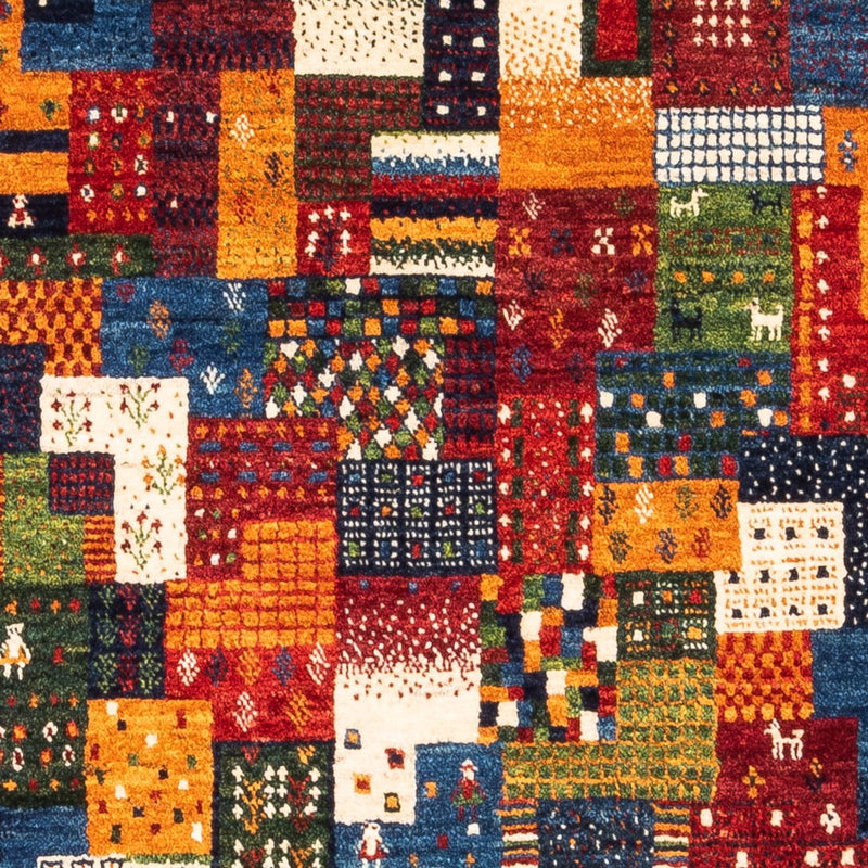 Dywan Gabbeh - Loribaft Perski - Royal - 120 x 87 cm - wielokolorowy