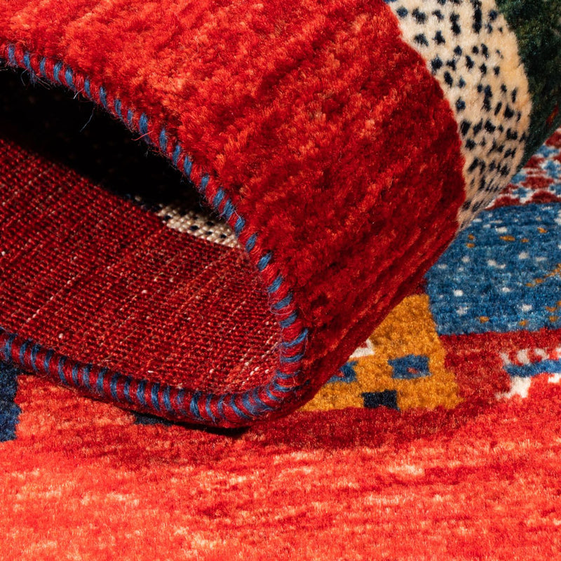 Dywan Gabbeh - Loribaft Perski - Royal - 119 x 79 cm - wielokolorowy