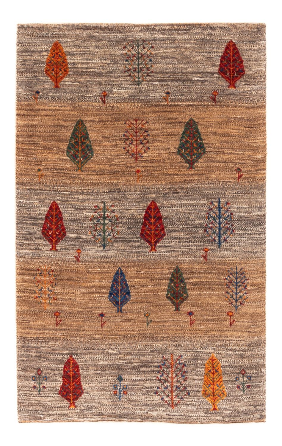 Dywan Gabbeh - Loribaft Perski - Royal - 123 x 81 cm - wielokolorowy
