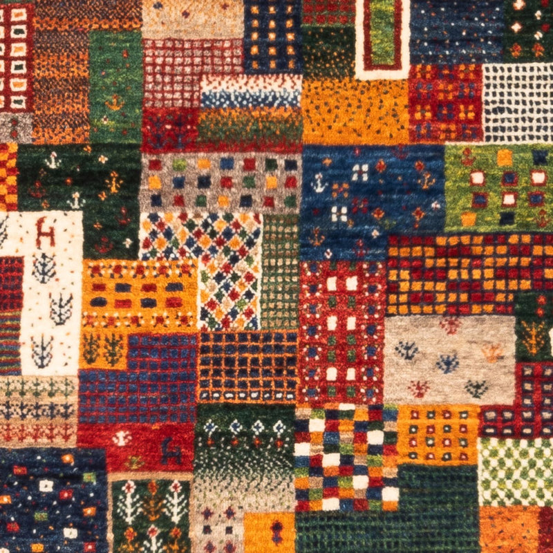 Dywan Gabbeh - Loribaft Perski - Royal - 130 x 86 cm - wielokolorowy