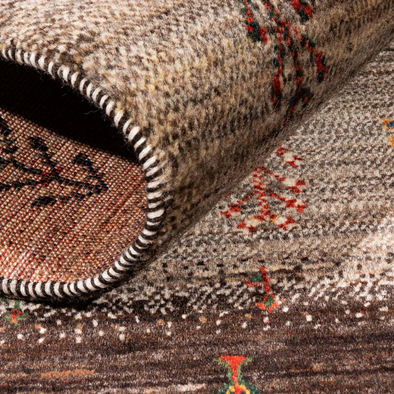 Dywan Gabbeh - Loribaft Perski - Royal - 137 x 90 cm - wielokolorowy