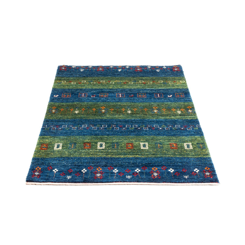 Dywan Gabbeh - Loribaft Perski - Royal - 130 x 85 cm - niebieski