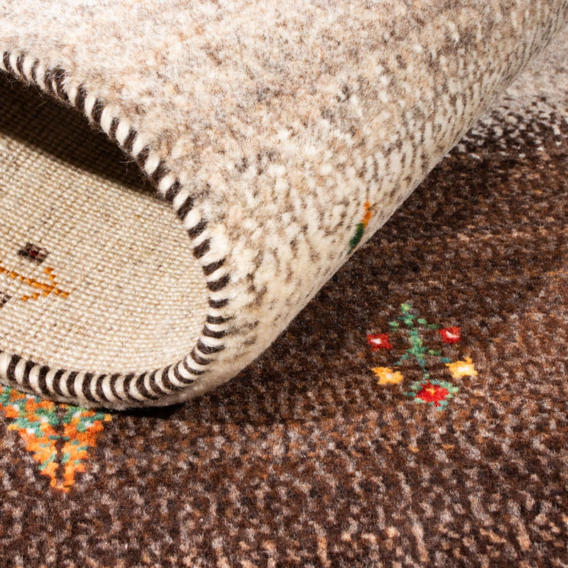 Dywan Gabbeh - Loribaft Perski - Royal - 126 x 84 cm - szary