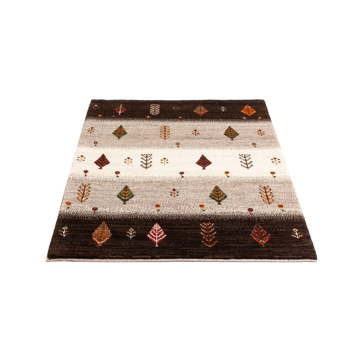 Dywan Gabbeh - Loribaft Perski - Royal - 126 x 84 cm - szary