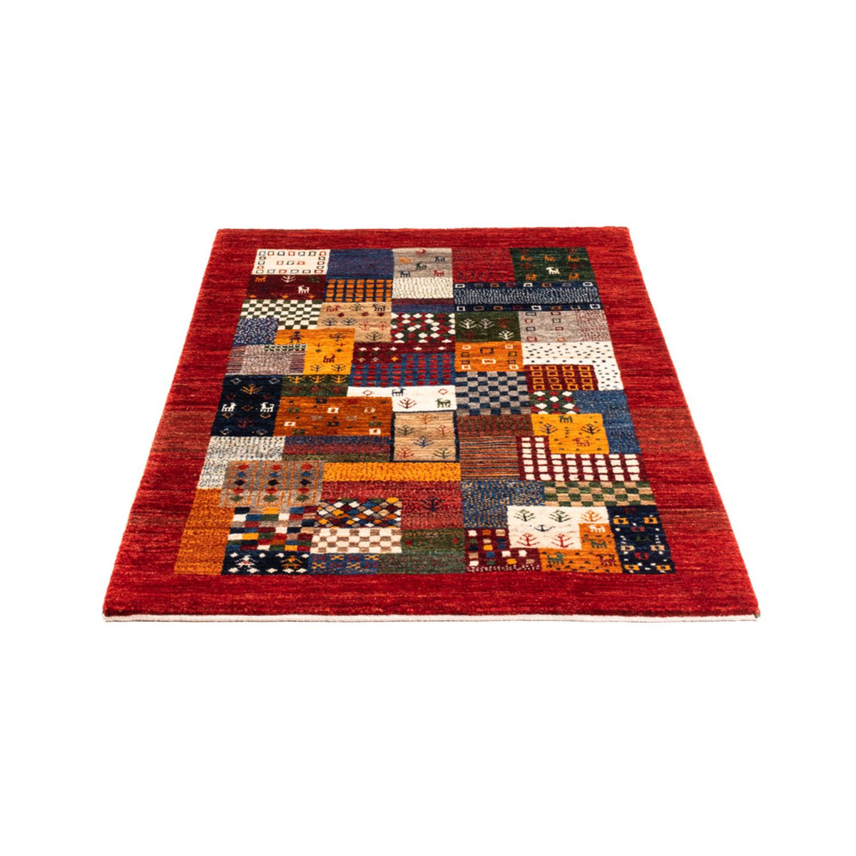 Dywan Gabbeh - Loribaft Perski - Royal - 130 x 83 cm - wielokolorowy