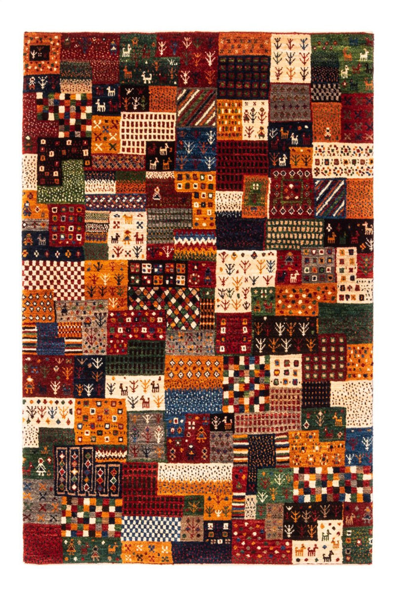 Dywan Gabbeh - Loribaft Perski - Royal - 137 x 92 cm - wielokolorowy