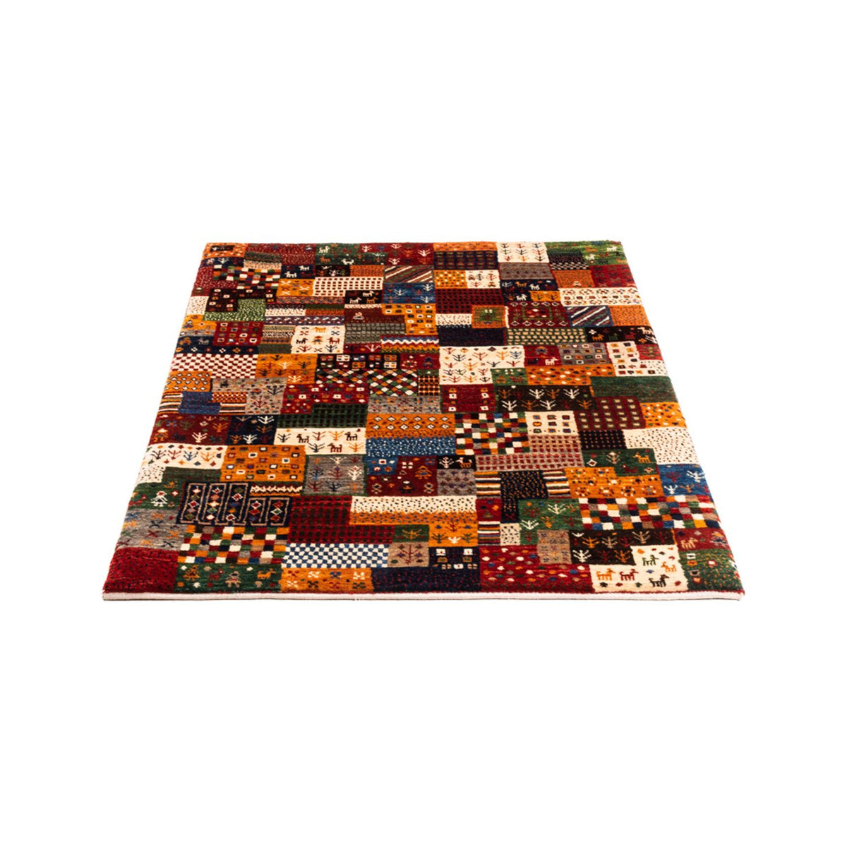 Dywan Gabbeh - Loribaft Perski - Royal - 137 x 92 cm - wielokolorowy