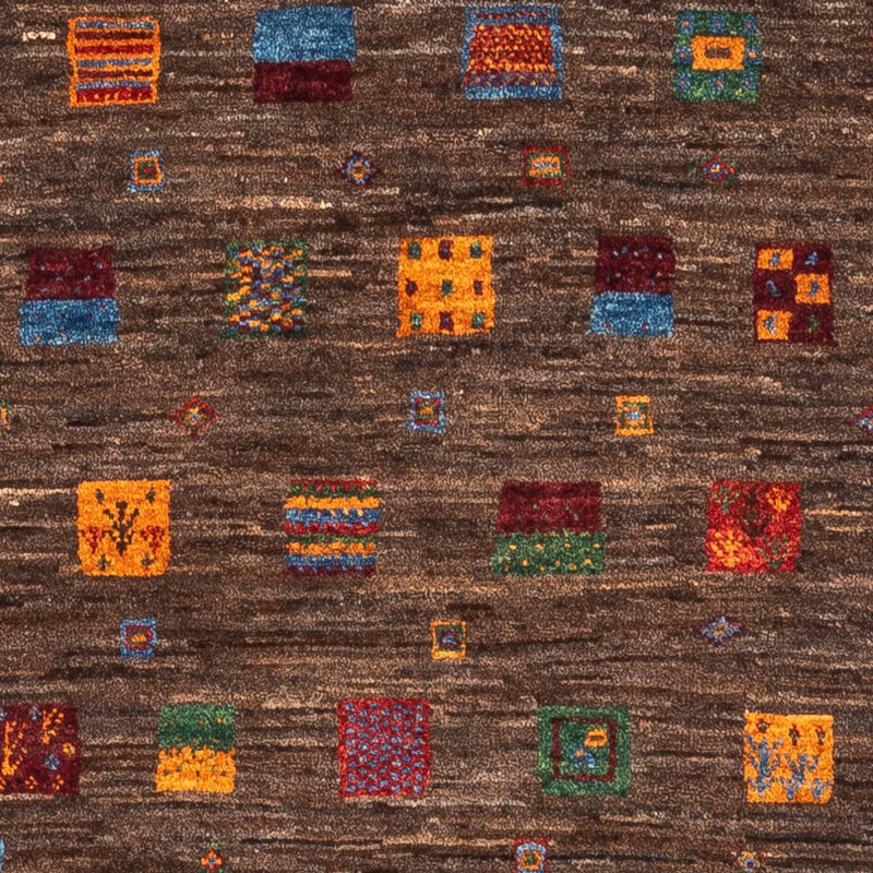 Dywan Gabbeh - Loribaft Perski - Royal - 119 x 82 cm - szary