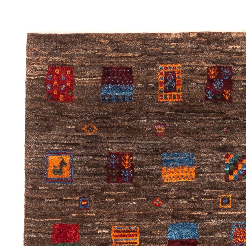 Dywan Gabbeh - Loribaft Perski - Royal - 119 x 82 cm - szary