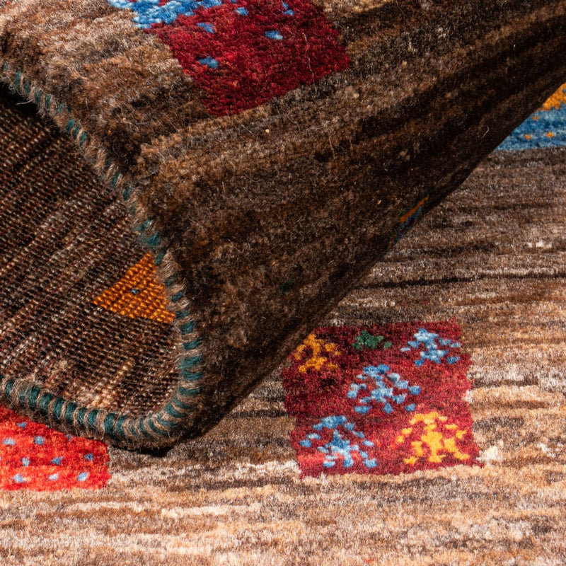 Dywan Gabbeh - Loribaft Perski - Royal - 119 x 82 cm - szary