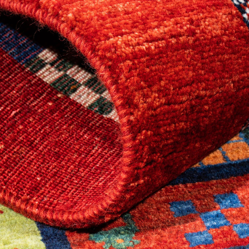 Dywan Gabbeh - Loribaft Perski - Royal - 131 x 81 cm - wielokolorowy