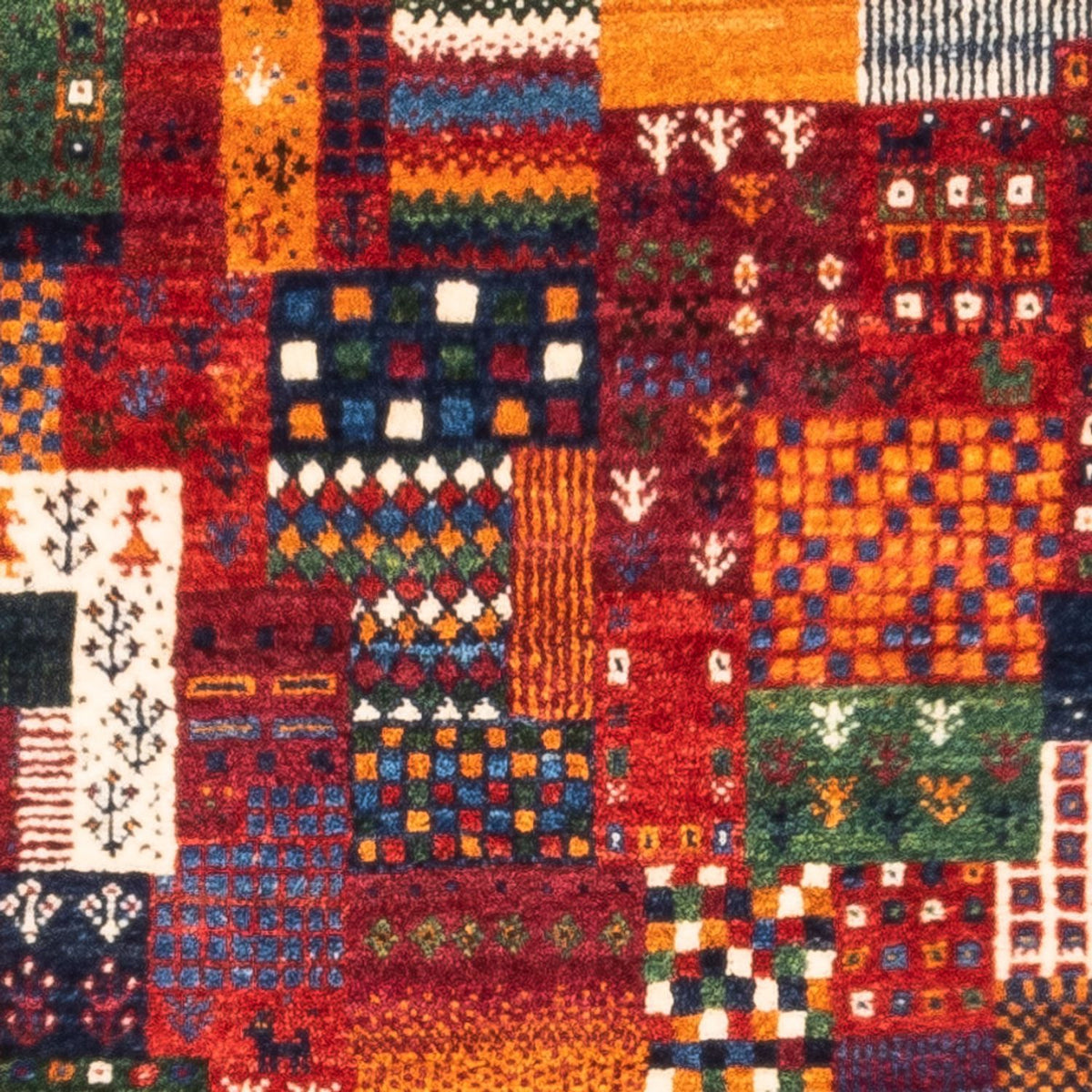 Dywan Gabbeh - Loribaft Perski - Royal - 130 x 83 cm - wielokolorowy