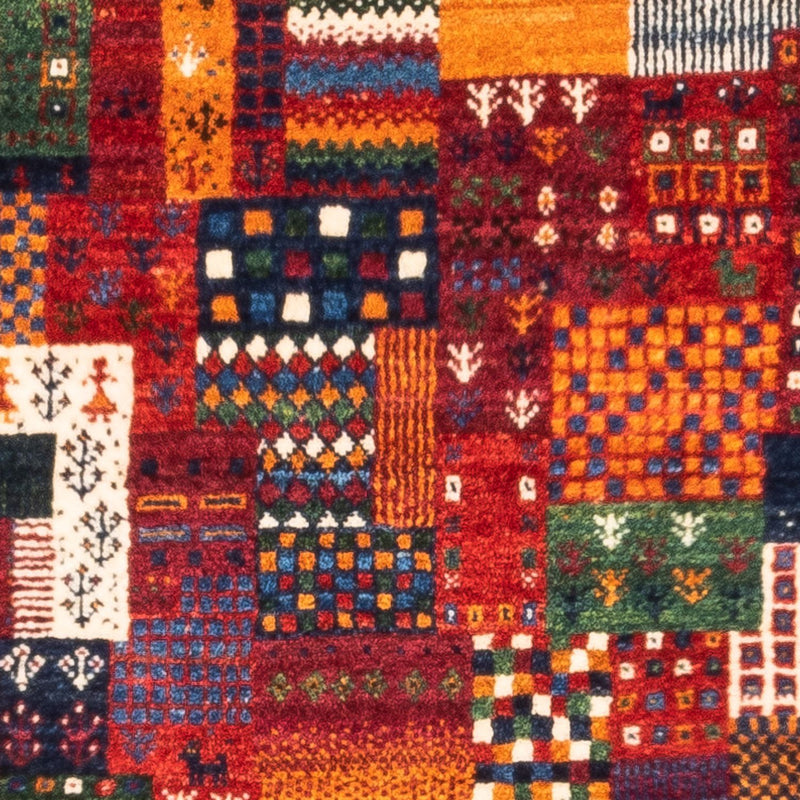 Dywan Gabbeh - Loribaft Perski - Royal - 130 x 83 cm - wielokolorowy