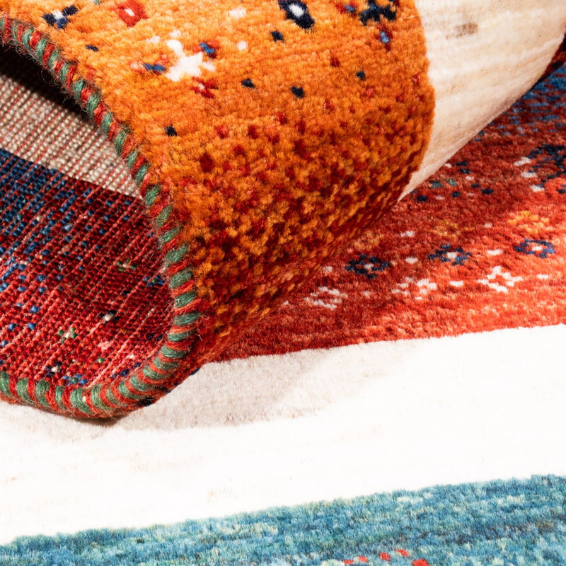 Dywan Gabbeh - Loribaft Perski - Royal - 140 x 84 cm - wielokolorowy