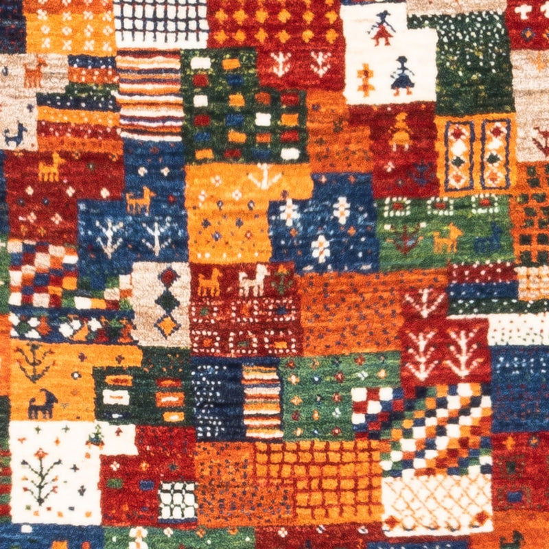 Dywan Gabbeh - Loribaft Perski - Royal - 125 x 80 cm - wielokolorowy