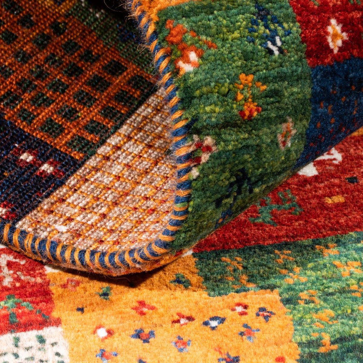 Dywan Gabbeh - Loribaft Perski - Royal - 125 x 80 cm - wielokolorowy