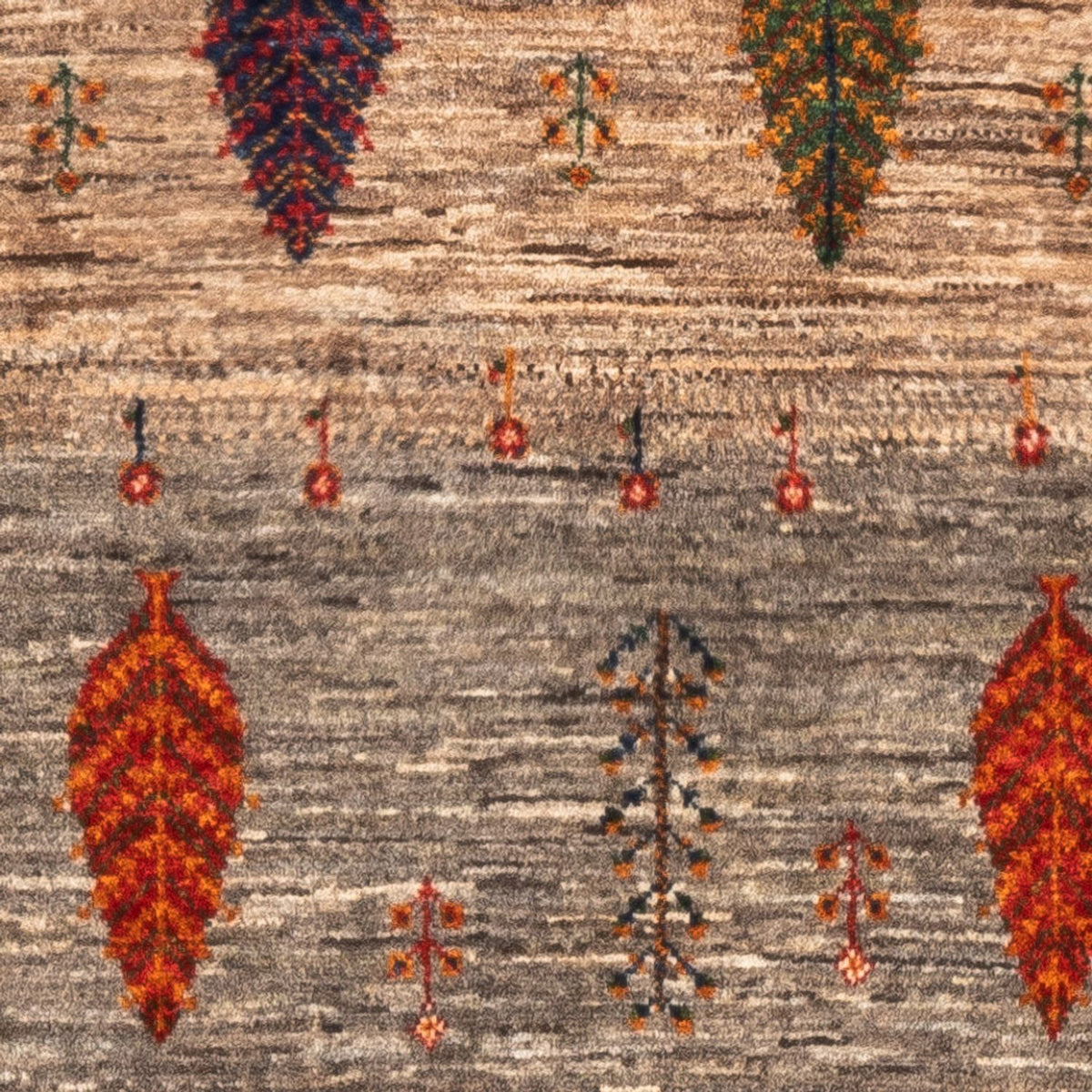 Dywan Gabbeh - Loribaft Perski - Royal - 133 x 81 cm - wielokolorowy