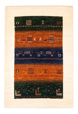 Dywan Gabbeh - Loribaft Perski - Royal - 129 x 88 cm - wielokolorowy