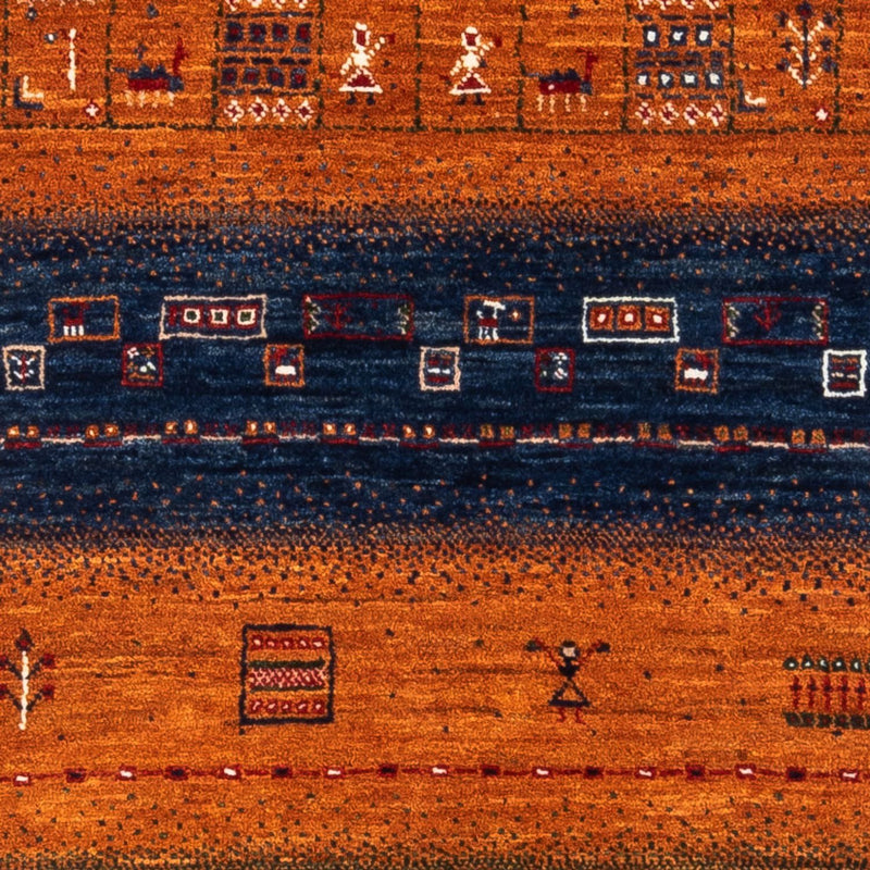 Dywan Gabbeh - Loribaft Perski - Royal - 129 x 88 cm - wielokolorowy