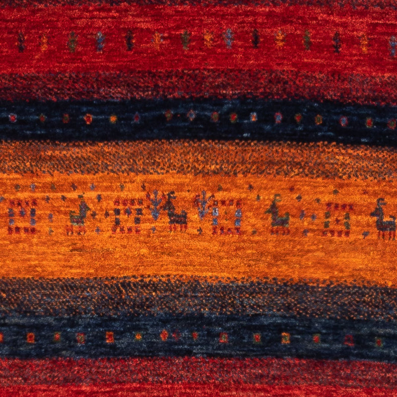 Dywan Gabbeh - Loribaft Perski - Royal - 137 x 86 cm - wielokolorowy